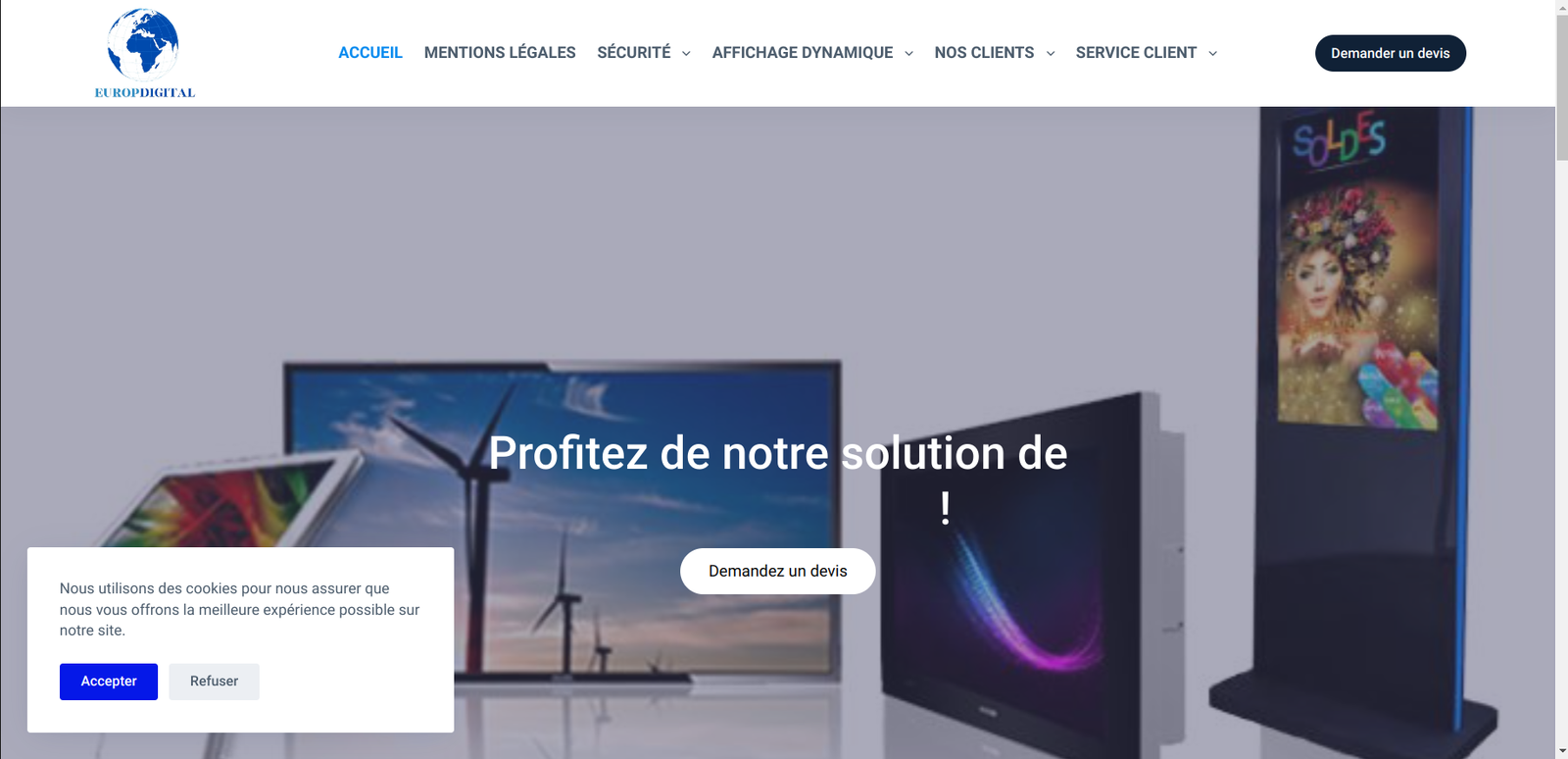 création de site web wordpress